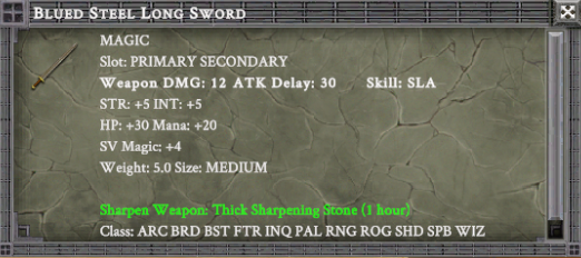 BLUED STEEL LONG SWORD item card